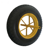 14 inch solid rubber wheel for wheelbarrow