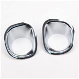 Car front fog lampshade cover fram Cover Trim For Nissan X-Trail T31 2008-2010 ABS Matte Style Car Accessories Styling 2PCS/SET