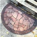 Printed Outdoor Crumb Rubber Nylon Flocked Rubber Door Mats