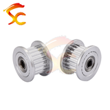 1302#CNC Parts Aluminum Alloy GT2/2M 20teeth Perlin passive idler pulley wheel bore 3mm(with bearing) belt width 6mm Pulleys