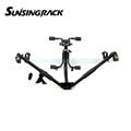 Car bicycle rack steel 3 bikes rear trunk mounted car bike carrier