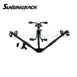 Car bicycle rack steel 3 bikes rear trunk mounted car bike carrier