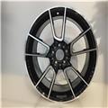 New design  with  black machined face  size 19  inch 5 hole alloy wheel rim