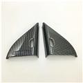 ABS Carbon fiber Chrome For Nissan Kicks 2016 2017 2018 Car interior A-pillar Speaker frame Horn Cover Trim Accessories Styling