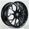 20 inch staggered 5*112 black milled forged alloy wheels for McLaren