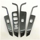 ABS Chrome For Nissan Kicks 2016 2017 2018 LHD Car Door Window glass Lift Control Switch Panel Cover Trim Accessories Styling