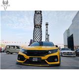 For SI bumper/  Carbon fiber front lip for SI FC1/FK7