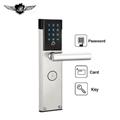 Electronic Digital Door Lock Touch Keypad Combination RFID Key Card Password Door Lock For Home Office