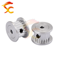 1242#CNC Parts Aluminum Alloy GT2/2M Synchronous timing 20 teeth bore  3mm belt width 6mm Timing Pulley