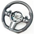 Carbon Fiber Leather Car Steering Wheel Modification Sport Pattern Movement Style for BMW 1 3 4 5 6 7 Series M3 M4 M5 Mini etc.