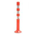 China Road Safety Equipment Bollard, Glow In The Dark Road Safety Product Spring Post 110 Cm#