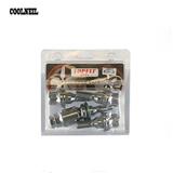 Hot Sale In Amazon Car 62mm 4pcs Bolts + 1pc Key Wheel Lock Bolts