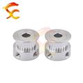 13-0062#3D printer Aluminum Alloy 24 teeth Synchronous wheel bore 6mm belt width 6mm GT2/2M timing belt pulley
