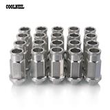 D1 Car Black Aluminium Wheel Racing Nut M12x1.5 Racing Wheel Screw