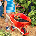children's plastic mini wheelbarrow toy