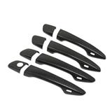 Carbon Fiber 8Pcs Exterior Car Door Handle Cover Trim Sticker Auto Accessories For Lexus ES CT IS GS