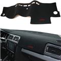 customized logo print polyester material avoid light car panel window mats for dashboard