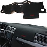 customized logo print polyester material avoid light car panel window mats for dashboard