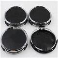 75mm Star Logo Car ABS Black Custom Hub Wheel Center Centre Caps Cover