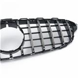 silver color mesh grills radiator grille car front bumper racing grille for Mercedes Benz C class W204