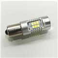 Hot sales extremely bright 1157 18smd 3030chips led car interior bulb white light lamp with lens