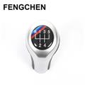 FENGCHEN 5 speed Gear shift knob for E46 E90 E91 E92 X1 X3 X5