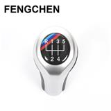 FENGCHEN 5 speed Gear shift knob for E46 E90 E91 E92 X1 X3 X5