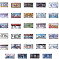 OEM--Car Number License Plate Plaque Poster Bar Club Wall Garage Home Decoration Car License Plate Frame-- Best Price