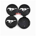 Metal Silver Running horse Car Wheel Center Hub Cap Sticker 55MM Unique car badges auto emblem