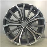 gun macined polish Japan car size 17X7.0 PCD 5/108 5/114.3 replica wheel rims for sale