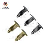 A31 automotive bumper clips and barbed rivet fasteners
