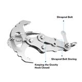 Outdoor Portable 2pcs Travel Survival Camping Tactical Knife Fork Sets Cutlery Multifunctional Card Bottle Opener Tool