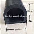 100*100 D type EPDM rubber fender for boat