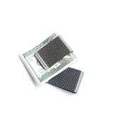 Free shipping OEM Men  Money Blocking Custom Money Clip Minimalist Wallets Carbon Fiber C it Card Holder