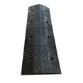 1000*350*70mm full black rubber channel speed bump