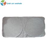 White car sun shade with custom logo printing best price white car sunshade