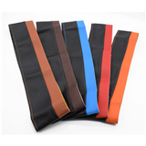 Breathable hand sewing Microfiber Leather DIY Car Steering Wheel Cover With Needle And Thread