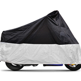 190T Polyester Oxford Silver Coated Waterproof Dustproof Sunscreen Motorcycle Cover S, M, L and XL (BT 6020)