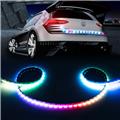 12V waterproof IP68 RGB muti-color led strip tail lights for universal car