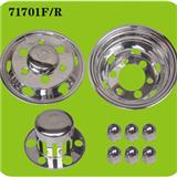 Luxury 2 front 2 rear Shaft cover Is equal to 1set 17.5 inch stainless steel wheel hub wheel rim Hubcap