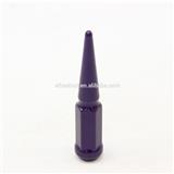 purple bullet wheel nut lug nut tuner wheel nut