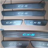 304 stainless steel door scuff plates led door sill plate For CX-5 2008-2018