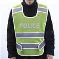 Potable No-fading Green Mesh Polyester Led Reflective Vest Safety