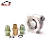 OIL COOLER FILTER SANDWICH PLATE ADAPTOR,3/4" 16-UNF With AN10 fitting Oil filter Sandwich Adapter