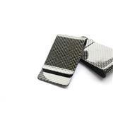 Free shipping Carbon Fiber Wallet Mens Minimalist Slim C it Card Holder With Money Clip  Money Blocking
