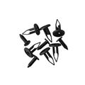 automobiles accessories flat spring steel clips snap rivet