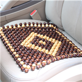 Mesh Car Seat Cushion Wooden Bead Car Seat Cushion With Strap (BT 4052)
