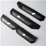 Fit For vezel hrv accessories OEM Type Stainless Steel ABS Plastic  Door Sill Scuff Plate With LED