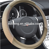 2018 New promotional hot selling Four Seasons Warm Anti Slip general genuine LEATHER car 17A007 steering wheel cover