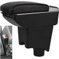 Black Armrest Arm Rest Centre Console Box For Dacia Duster Logan Lodgy Sandero